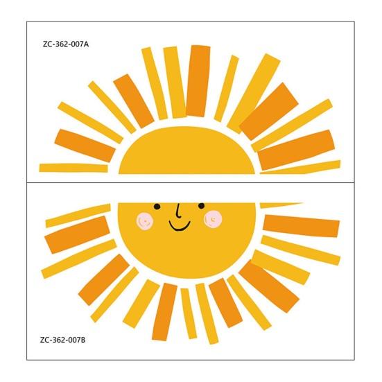 

Наклейка на стену «Солнце», самоклеящаяся, водонепроницаемая, из ПВХ, съемная пленка и наклейка для гостиной, детской спальни жёлтый