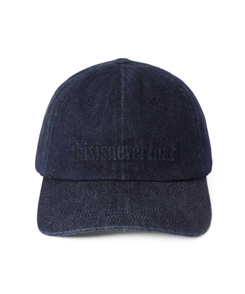 THISISNEVERTHAT Onyx Embossed Denim Cap Indigo
