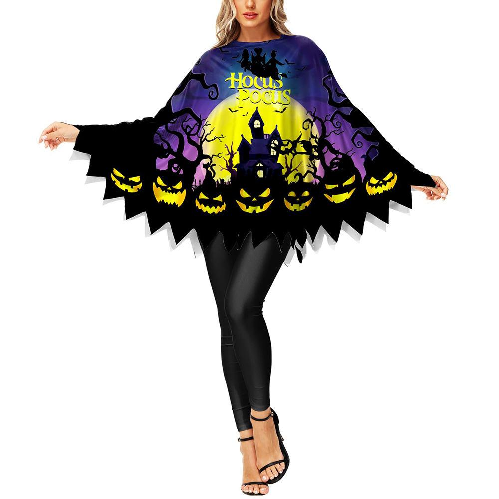 

Halloween Costume Pumpkin Spider Cape Cape Pumpkin Hat Suit Cloak School Party Dress Up Performance One size fits all