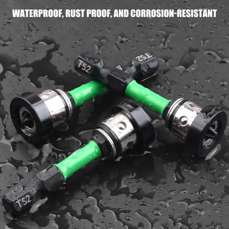 5Pcs Magnetic Positioning Screwdriver Bits Set PH2 Drywall Screw Setter Hex Shank Screwdriver Bits Screw Positioning Bit