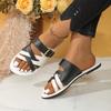 Women Slippers Summer New Flat Heel Sandals Beach Casual Slippers Outdoor Lightweight Designer Shoes Home Slides Women