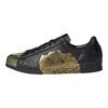 adidas Originals Han Meilin X Zapatillas Superstar 80s de Cuero Yin Hu de Caña Baja Zapatillas Unisex Negro Dorado ID4379