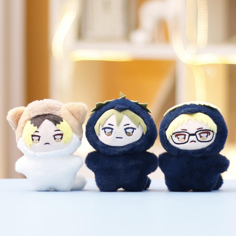 Charming Volleyball Boy Plush Pendant Soft Keychain For Anime Lovers Cute Doll Accessory
