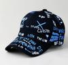 Sproutsy Kids' Cap, Boys and Girls, Stylish Hat with English Graffiti (Black)
