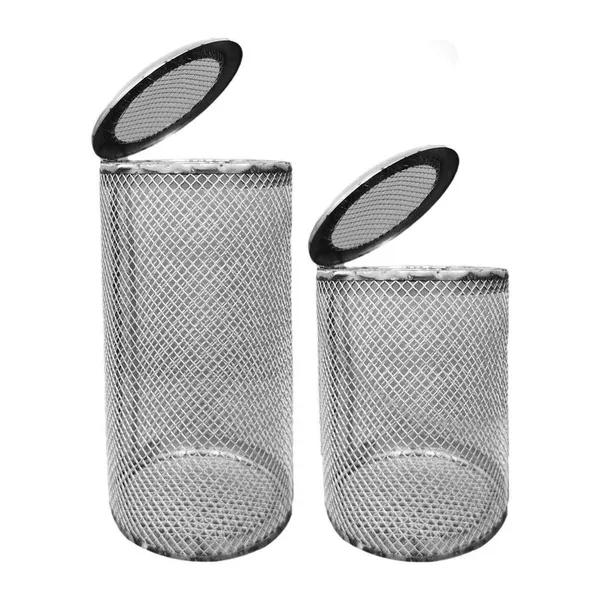 Panier à cylindre roulant multi-usages, gril en acier inoxydable, maille Portable, Cage rotative pour Barbecue, four, accessoires de Barbecue à domicile