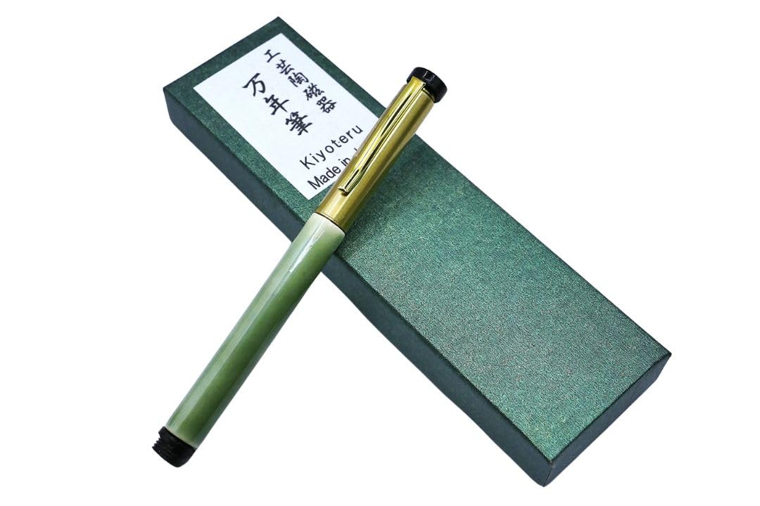 Kiyoteru Craft Porcelain Fountain Pen, Oribe Color, CLJ_AFP_25