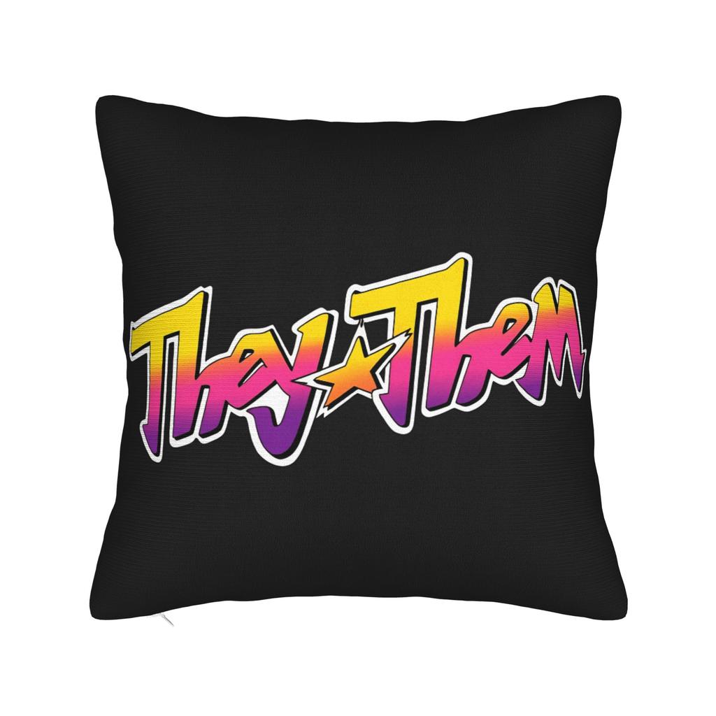 Kpop Style Jem And The Holograms Pillow Cover Comfy Cushion Cover Vintage Pillow Case For Sofa Couch Bed Living Room