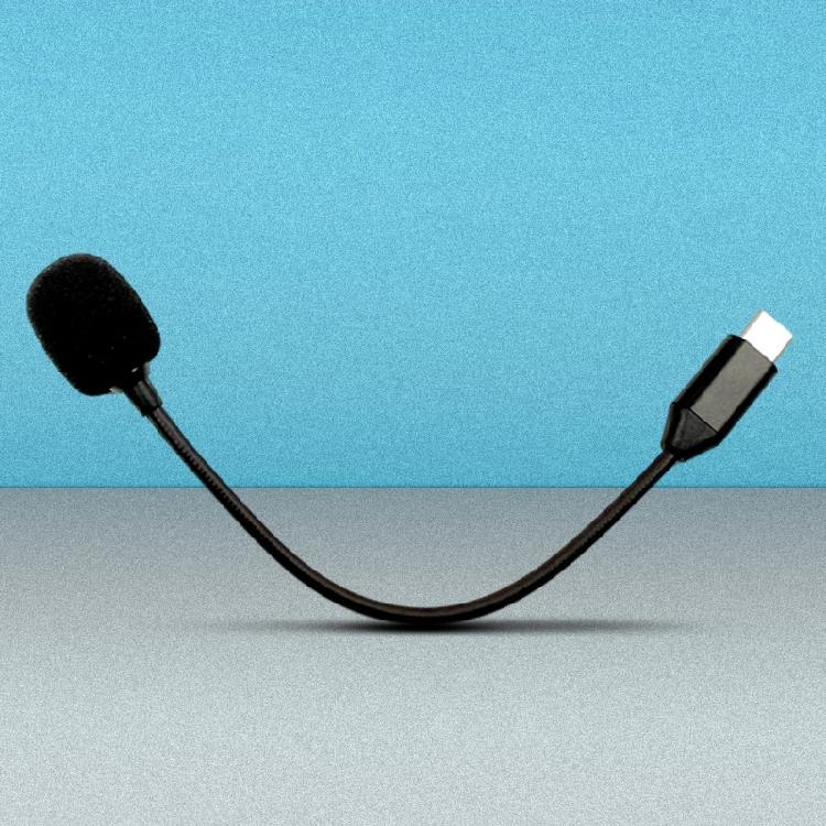 Detachable Type C Microphones Boom for Online Meetings and Music Recording Without Extra Driver