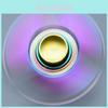 Luxurious Rainbow Alloy Fidget Hand Spinner For Stress Relief And Focus Enhancement