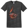 Grim Reaper Skull Dice T Shirt Gothic Horror Gamer Halloween Graphic Art Tee