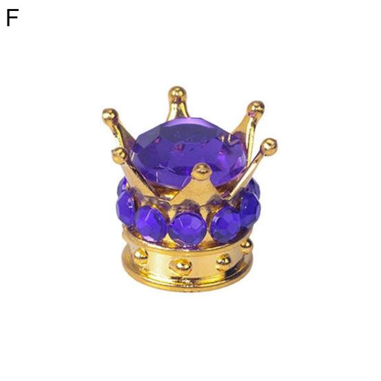 

Крышка клапана в форме короны, тонкая работа, ручная работа, стразы, крышка стержня шины для автомобиля F