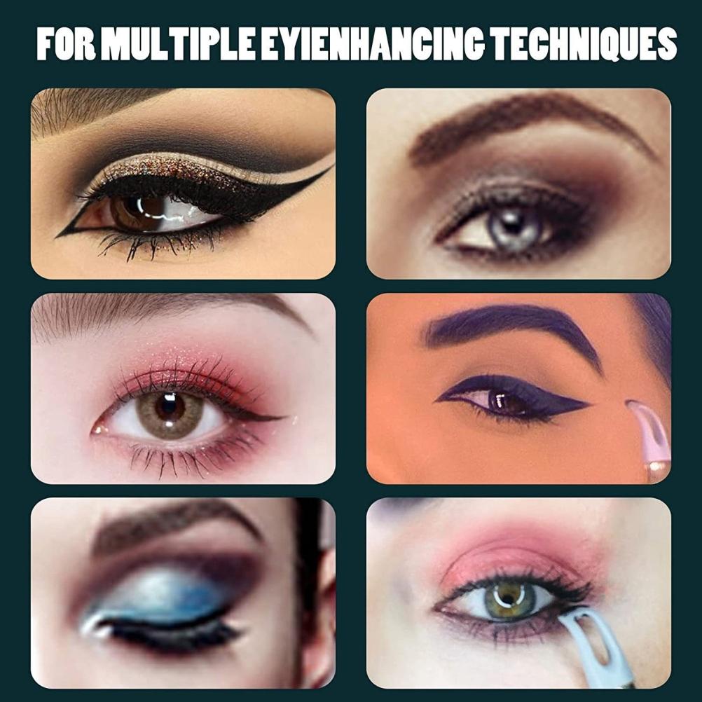 Eyeliner Makeup Brush Reusable Silicone Eyeliner Brush Waterproof Eye Liner Makeup Applicator