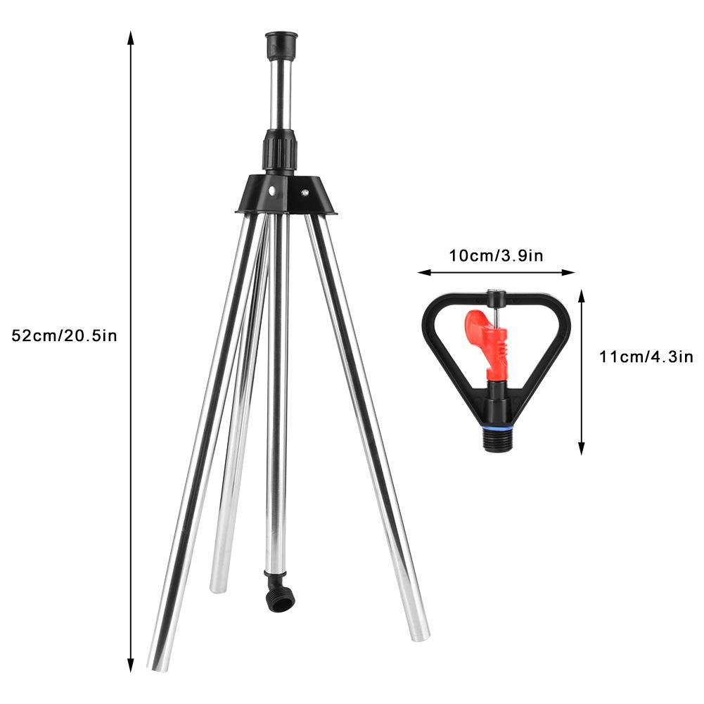 360 Degrees Adjustable Tripod Water Sprinkler Garden Lawn Irrigation Tool