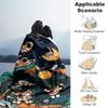 1pc Astronaut Printing Lightweight Flannel Blanket, Comfortable and Warm Blanket, for Camping Sofa Bed and Couch Office, Suitable for Gift Bl