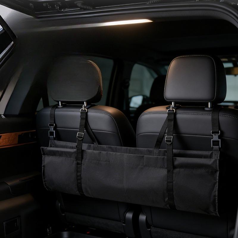 1Pc Auto Supplies Storage Belt Multifunctional Trunk Special Storage Bag Rear Seat Storage Bag Free Installation Suspension Storage