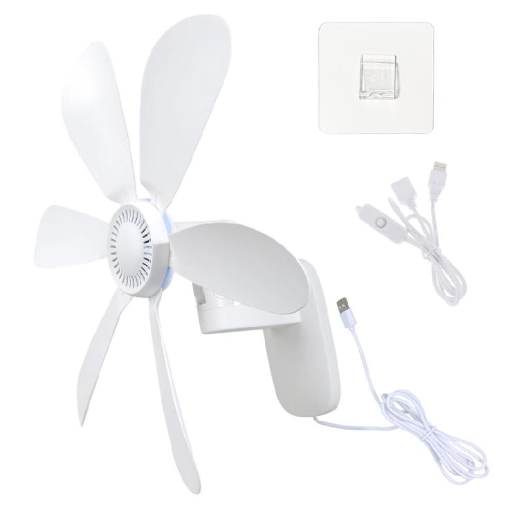 

USB 5V Fan Wall Fixing Air Circulator 5W USB Power Supply Suitable For Kitchen Dorm Garages Installation 1
