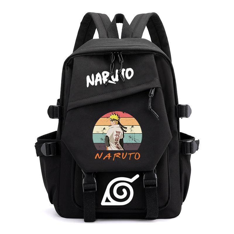 Animation peripheral junior high school backpack cross-border new large-capacity backpack computer bag
