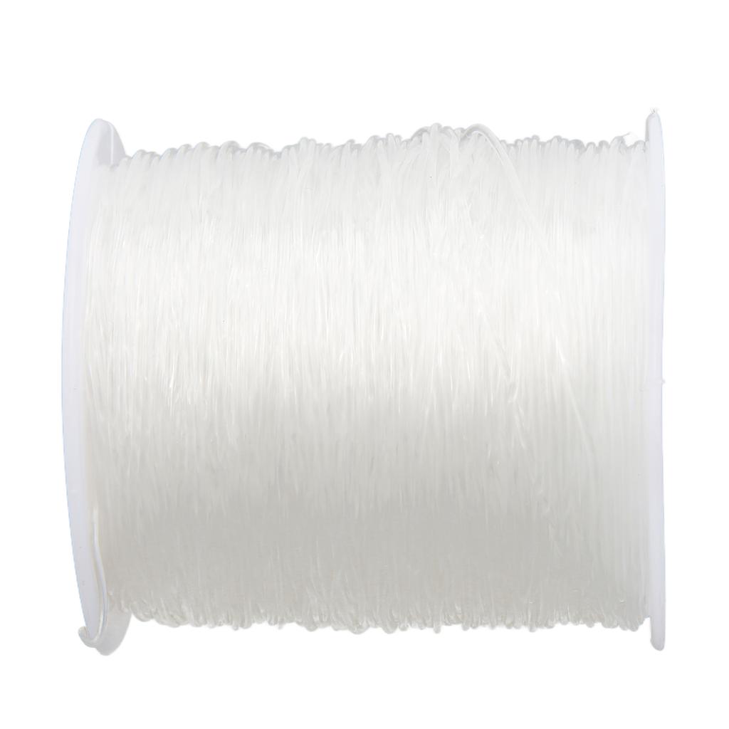 Elastic String 0.8mm Round Transparent Bead Cord for DIY Jewelry Making Bracelets Beading