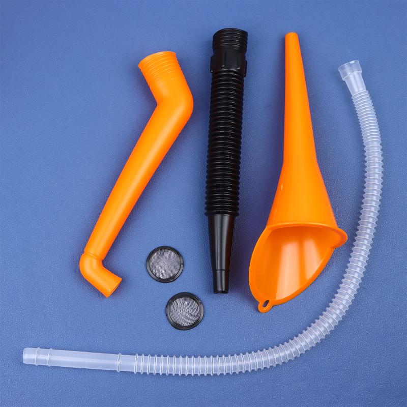 

Universal Telescopic Car Refueling Funnel Engine Oil Filter Transfer Funnels Foldable Portable Funnels Accessories 1Set 1pcs