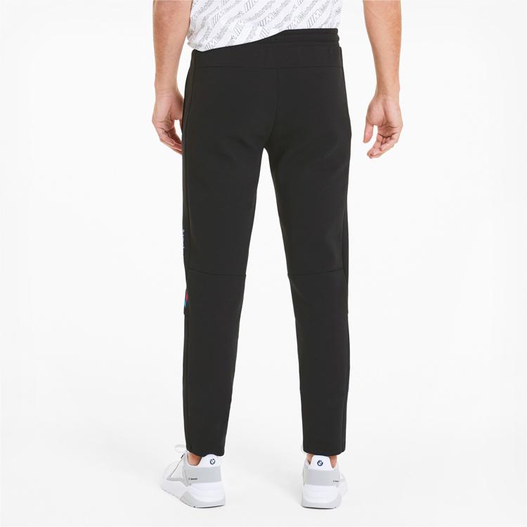 Puma BMW Racing Series Printed Letter Drawstring Knit Pants Men Bottoms Black 597098-01