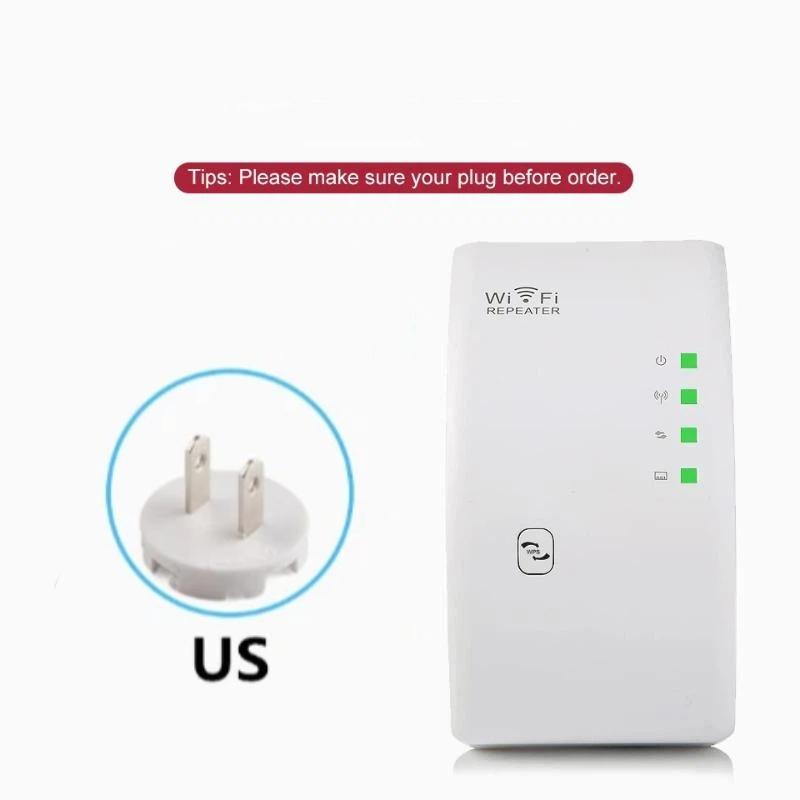 300Mbps WiFi Repeater 2.4G Unterstützt 10+ Geräte Signalverstärker Einfache Einrichtung Extender für Homeoffice