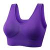 Plus Size Seamless Wire-Free Adjustable Sports Bra - Zero Restriction for Yoga