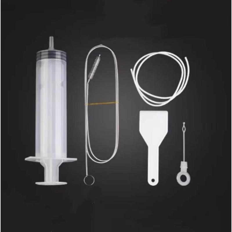 4-piece Set of Refrigerator Drain Unclogging Device for Household Use, Cleaning Brush for Unclogging Accumulated Water and Clogged Waterways