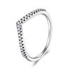 Modian 2026 New Stackable 100% 925 Sterling Silver Simple Fashion Geometric Ring Classic Finger Fine Popular Jewelry For Women