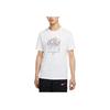 Nike Sportswear Logo Print Crew Neck Pullover Casual Short Sleeve T-Shirt Men Tops White CZ3585-100