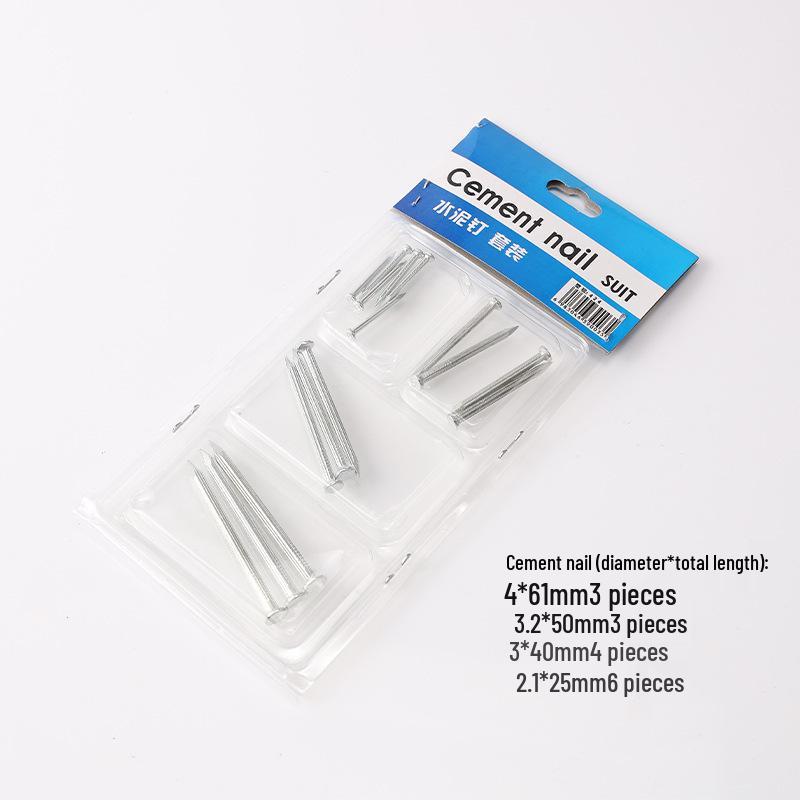 Concrete and Woodworking Nails: Round Steel and Iron Nails for Walls and Picture Frames.