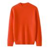 Pure Wool Sweater for Kids: Half-High Collar, Autumn/Winter Warm Knit, Unisex, Plain Color, Medium/Older Children