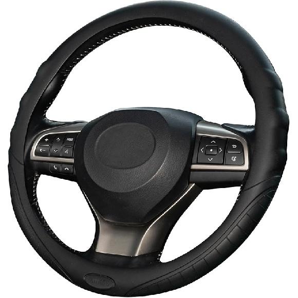 AUTOXBERT Universal Silicone Steering Wheel Cover Auto Car Silicone Great Grip Anti-Slip Steering Cover Fits Most Cars, SUVs, Trucks, And Vans