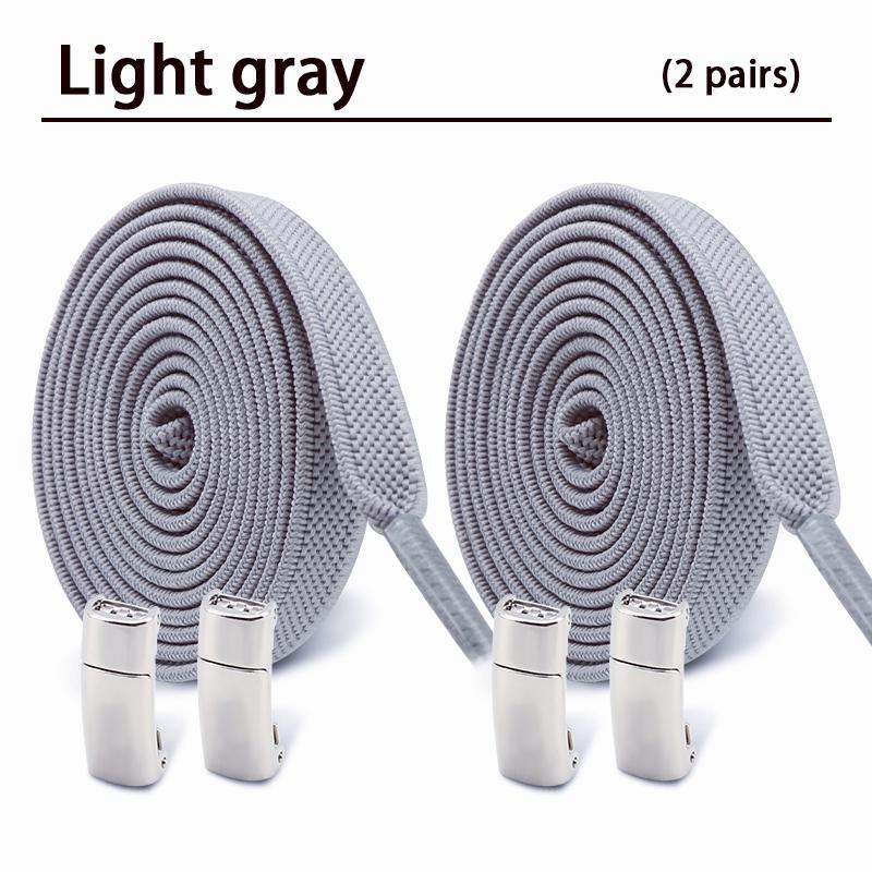 Magnetic Shoe Laces Without Ties Flat Elastic Laces Sneakers Boots No Tie Shoelace Rubber Bands for Shoes Accessories 2Pair
