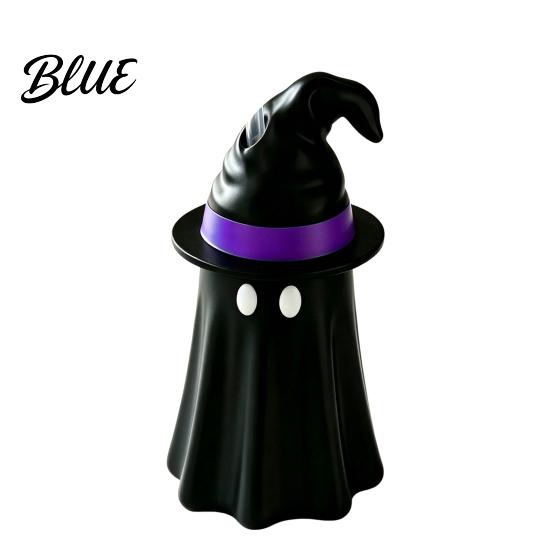 Flexibler Silikon-Dosenbezug Halloween-Hexenhut Geisterhalter Gruselige Isolierhülle für Standard-Feiertagsgetränke Soda Bier,