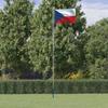 Vidaxl Flaga Czech Z Masztem, 6,23 M, Aluminium
