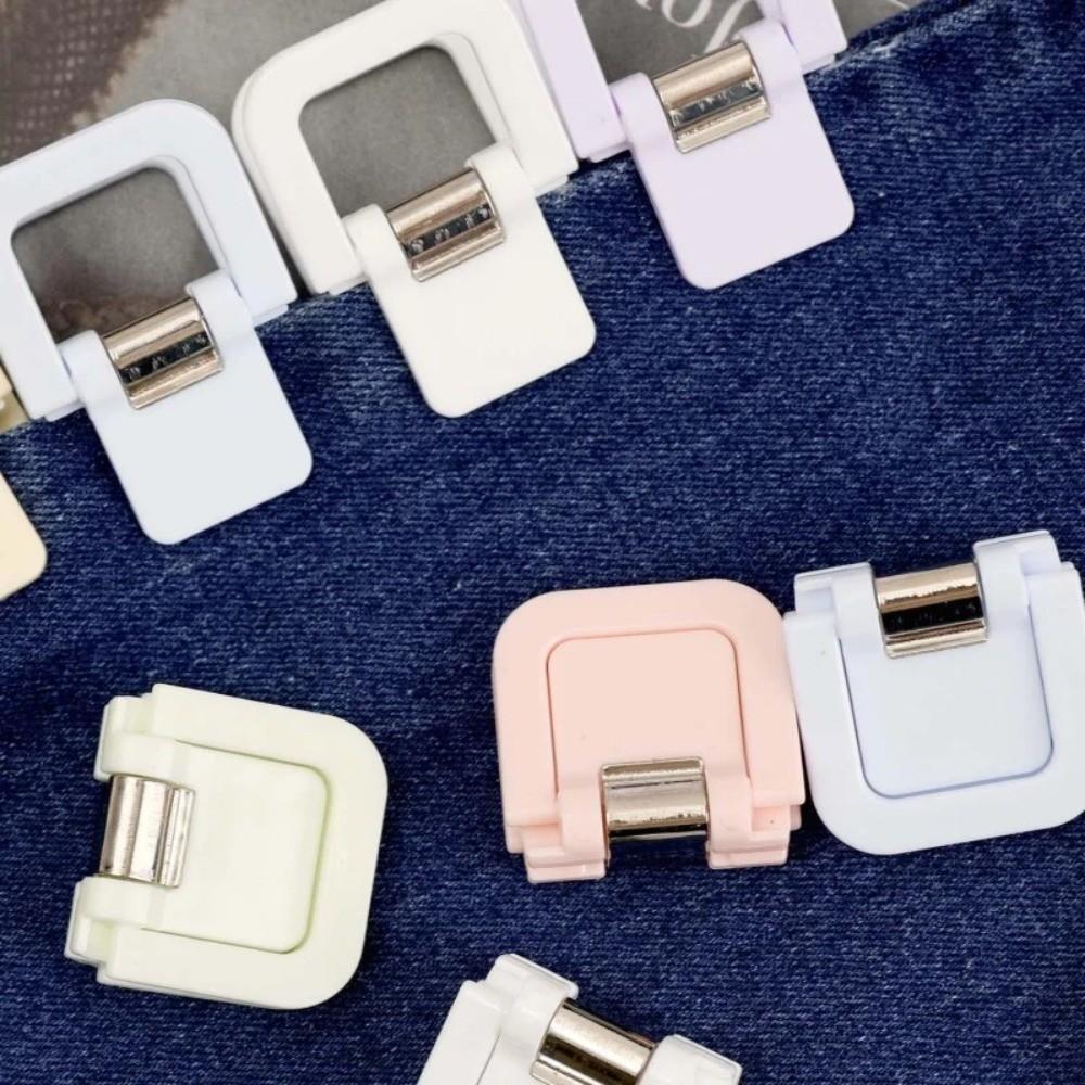 4Pcs Fixing Hem Detachable Trouser Clip Multi Function Leg Straps Anti Sliding Clip Trouser Shortening Adjustable Bookmark Clip