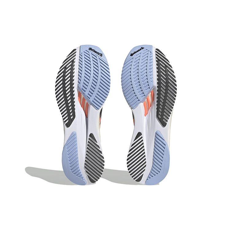 adidas Adizero Boston 11 Grey Coral Fusion Women Sneakers Grey-Six Blue-Dawn HQ3698