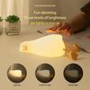 LED Lying Flat Duck Night Light, 3 Level Dimmable Nursery Nightlight,Cute Lamps Silicone Squishy Light Up Duck,Home Room Decor