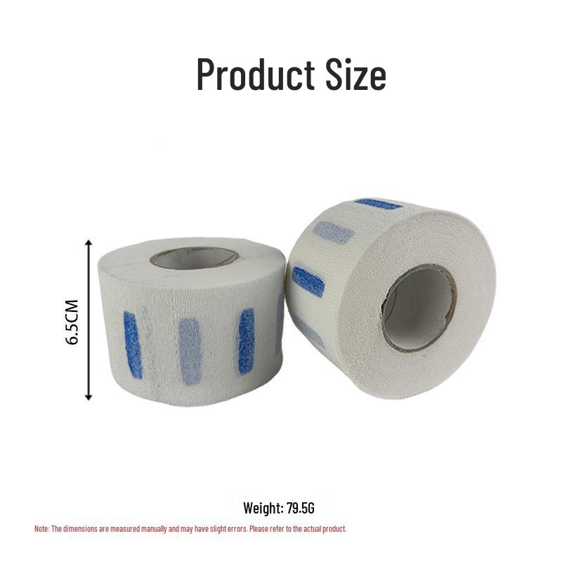 Disposable Hair Cutting Cape with Paper Neck Protector for Salons