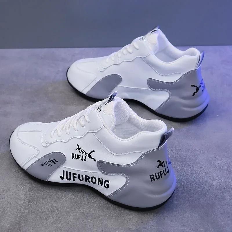 Women Casual Sneakers New Fashion Platform Sport Shoes Women Autumn New Casual Chunky Sneakers Couples Leather Platform Shoes