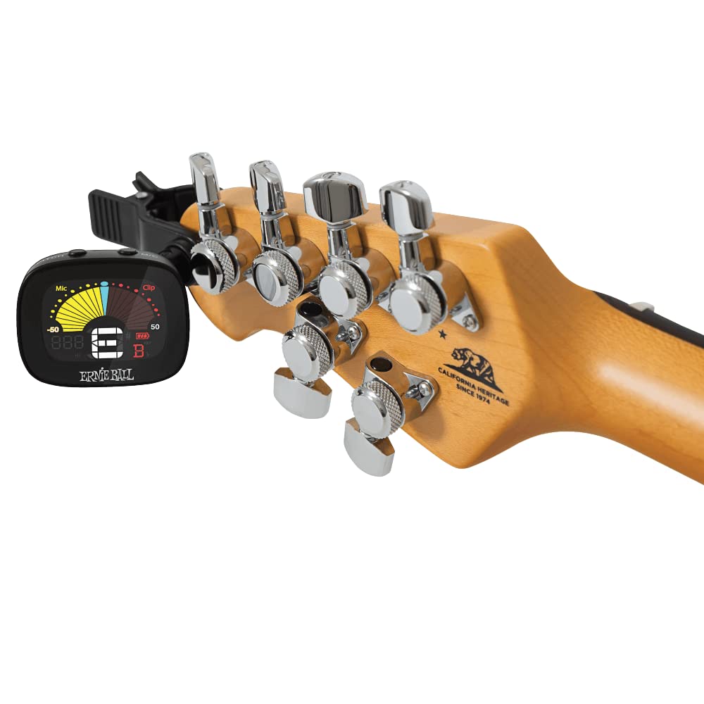 Genuine Ernie Ball 4112 Clip-on Tuner, FlexTune