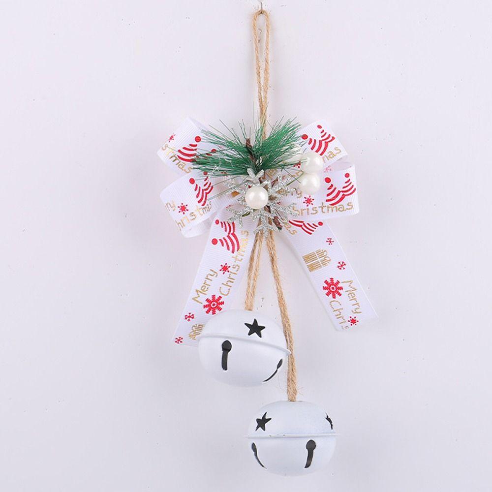 Retro Christmas Bells Pendant Pine Berries Christmas Tree Ornament  Wedding Party Supplies