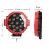 Driving Light Super Bright Spot Beam 7 Inch Round LED Light Bar 51W LED Work Light For Truck Tractor 4x4 Off Road
