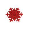 4/8/12Pcs Christmas Circular Coaster Shape Of Snowflake Christmas Tree Felt Cup Mat X-mas Party Decoration Table Accessories Pad