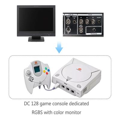 New For Dreamcast DC Game Console RGBS/RGB Composite Cable Cord 128 Bit Part 1.8M