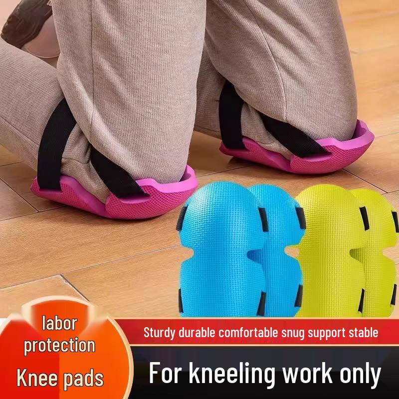 Foam Knee Pads for Gardening, Construction, and Tiling - Protective Knee Cushions