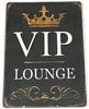 Vip Lounge Decorative Sheet Metal Plaque