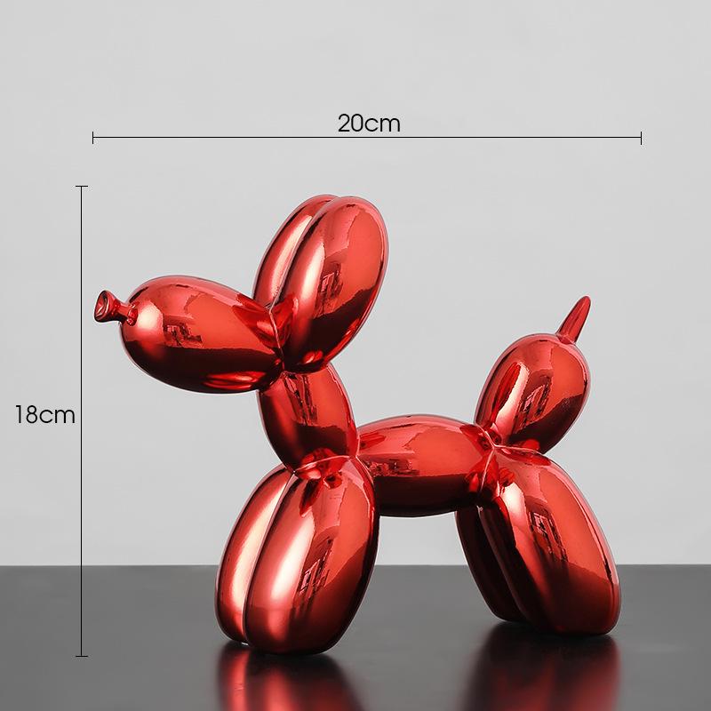 Colorful Modern Balloon Dog Ornaments: Living Room, Wine Cabinet & Office Decor