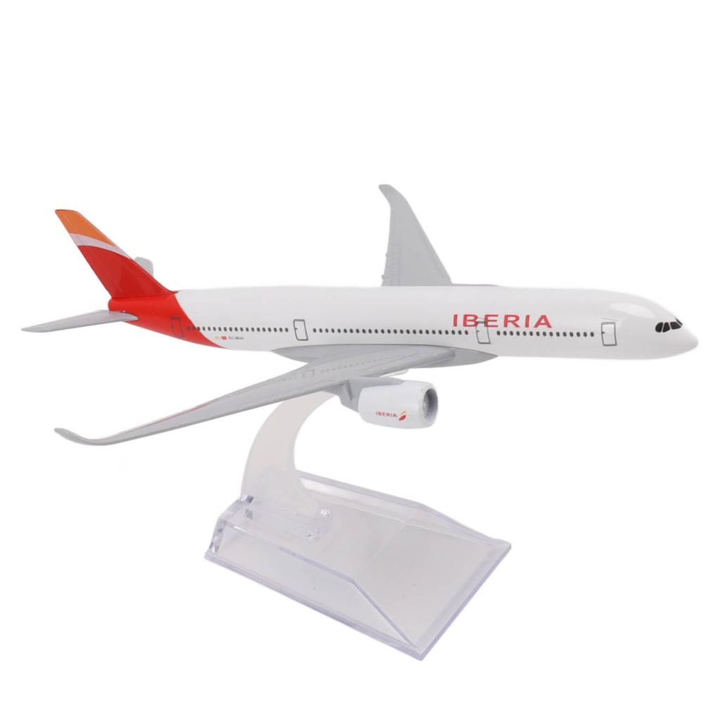 330 Airplane Model Alloy Decoration Ornament Plane Model Toy with Display Stand for Christmas