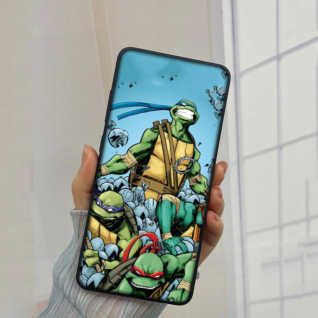 Anime N-Ninjas Cartoon T-Turtles Phone Cover Casing for Samsung Galaxy S23 S22 S21 S20 Fe Ultra S8 Plus M21 + Soft TPU Case